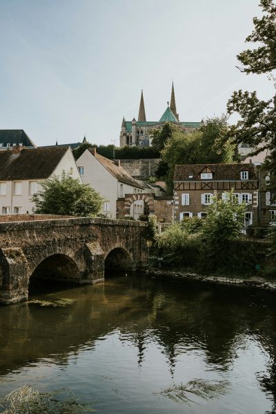 Vue de Chartres - Stations classées