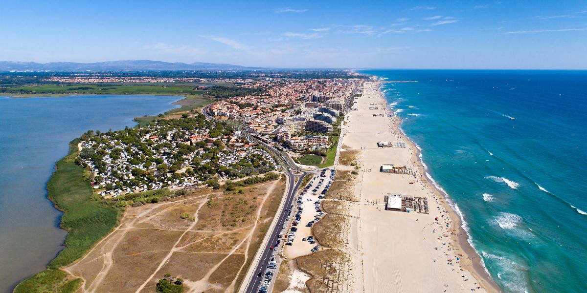 Vue panoramique de Canet-en-Roussillon - Stations Classées
