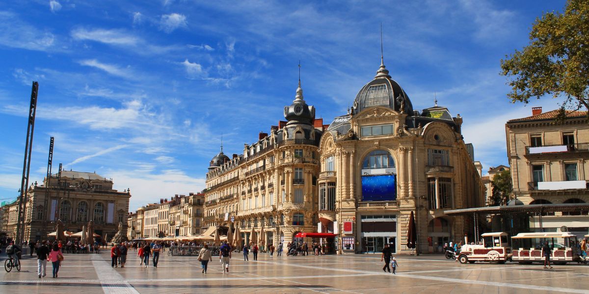 Place de la Comédie à Montpellier -Stations Classées