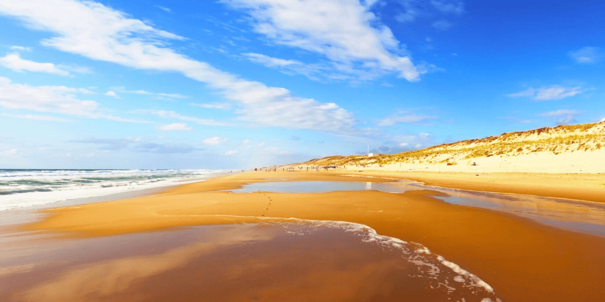 Plage du sud de Lacanau