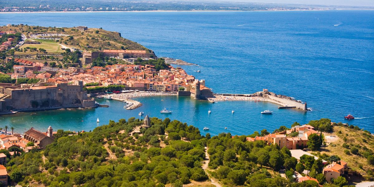 Collioure vue des hauteurs- Stations Classées 