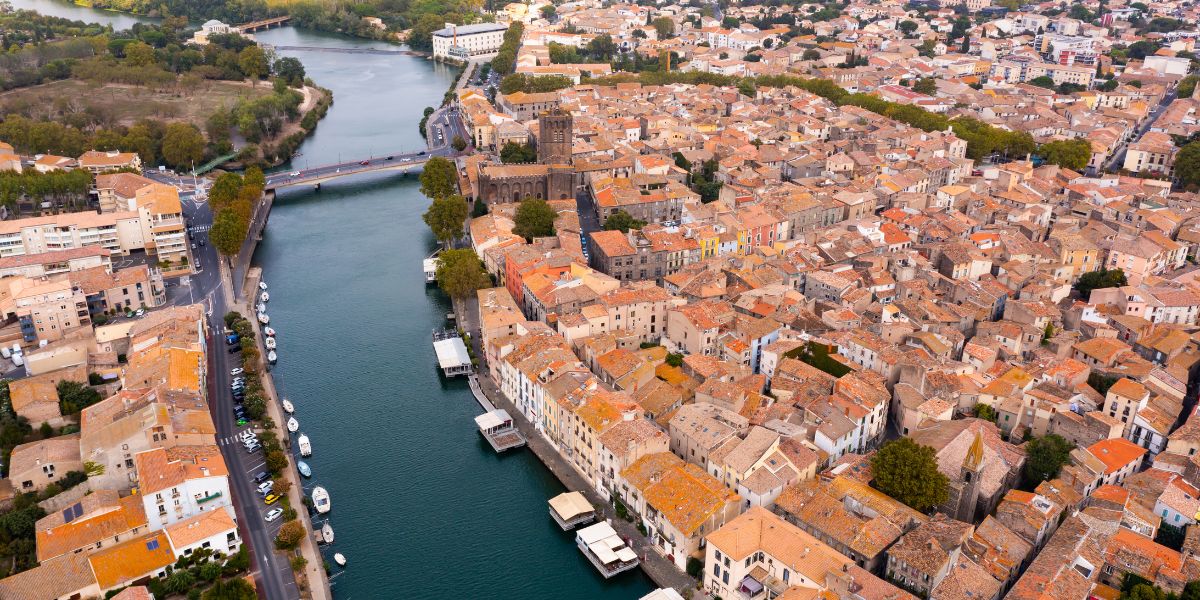 Cap d'Agde vu de haut - Stations Classées