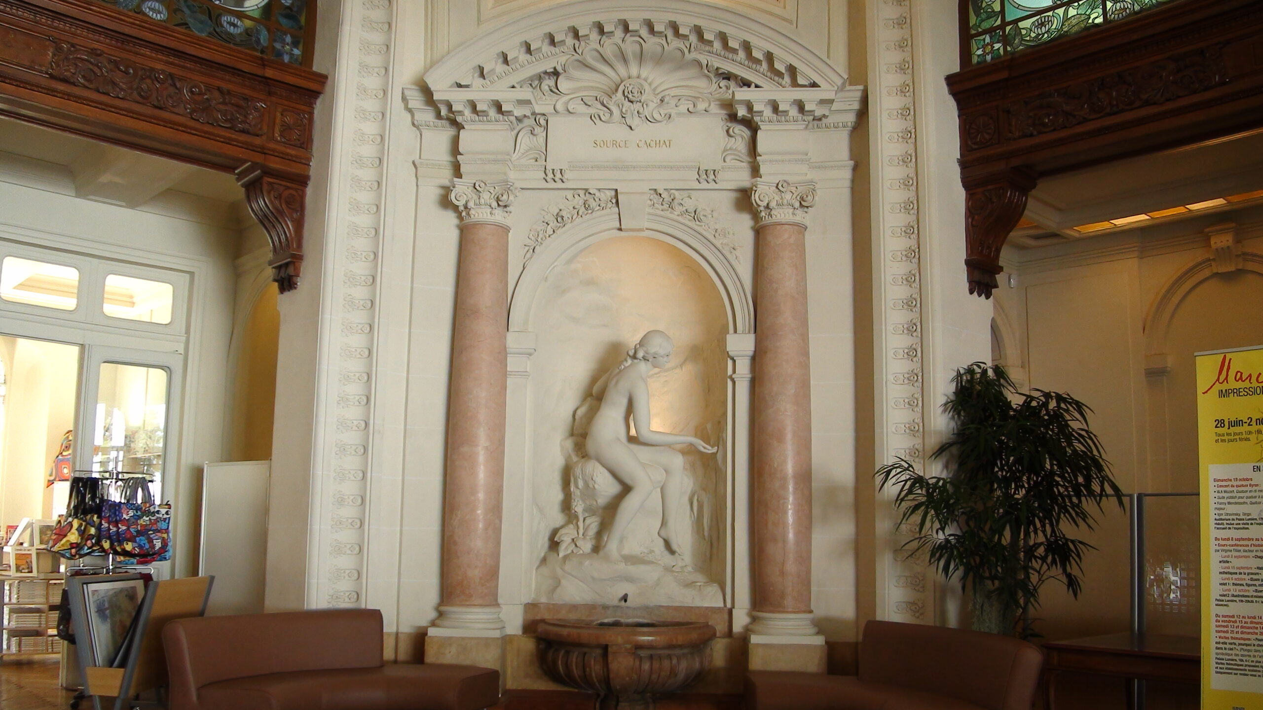 La source Cachat à Evian les Bains