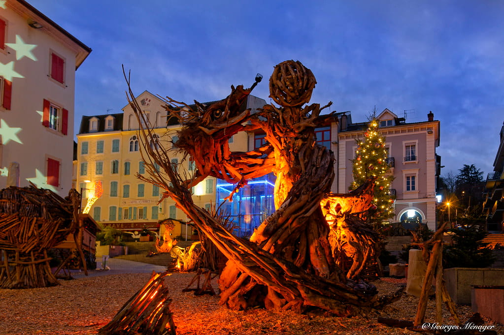 Le village des flottins à Evian les Bains