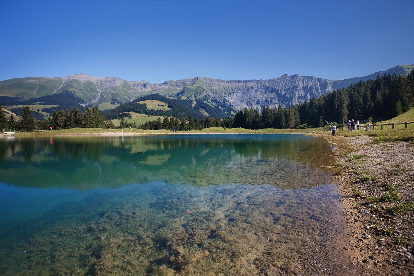 Lac de Javen à Megève